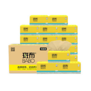 返5猫卡【斑布】本色竹浆抽纸90抽*16包