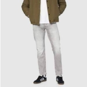 G-Star Raw 3301系列 男士磨白中腰直筒收脚牛仔裤 51003