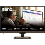 BENQ EW3280U 32 英寸宽屏 IPS LED 金属灰色多媒体显示器 (3840x2160/5ms/2xHDMI/DP/Type-C/4K)