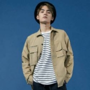 美特斯邦威工装长袖衬衫