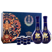 郎酒 青花郎陈酿 53度酱香型高度白酒 天宝洞藏庄园酱酒 青花郎礼盒 500ml*2瓶 礼盒装
