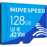 移速（MOVE SPEED）128GB TF（MicroSD）存储卡 A2 U3 V30 4K 监控摄像头&行车记录仪手机内存卡 读速100MB/s