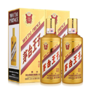 京喜APP：MOUTAI 茅台 金王子酒 53%vol 酱香型白酒 500ml*2瓶