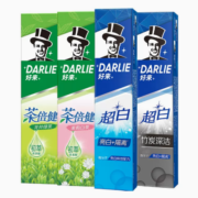 DARLIE好来(原黑人)牙膏 超白茶家庭家用套装190g*4支
