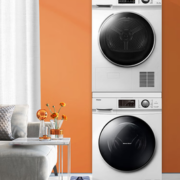 Haier 海尔 EG100B129W+EHG100129W 热泵式洗烘套装 白色
