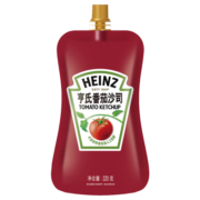 亨氏(Heinz) 番茄酱 袋装番茄沙司 意大利面薯条酱 320g 卡夫亨氏出品