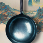 手工锻打！MELING 美菱 章丘炒锅 32cm