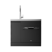 美的（Midea）出品 华凌 集成水槽洗碗机一体 升级13套大容量 超一级水效 三星消毒  热风烘干 58L大水槽  XH03P