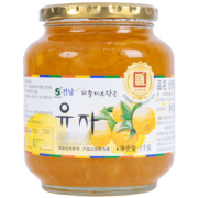 韩国进口 全南 蜂蜜柚子茶饮品 原装进口蜂蜜水果茶早餐果酱维c冲泡饮品 1000g