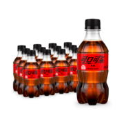 可口可乐 Coca-Cola 零度 Zero 汽水 碳酸饮料 300ml*12瓶 整箱装 可口可乐公司出品