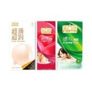 SIXSEX 第六感 多重体验组合50只 （玻尿003超薄10只+超薄超润10只+超薄平滑24只+越纹诱惑6只）