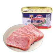 肉质Q弹！MALING 梅林 午餐肉 198g*2罐