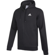 阿迪达斯 （adidas）外套男装户外跑步训练运动服防风衣舒适开衫拉链夹克HB5081黑色 M