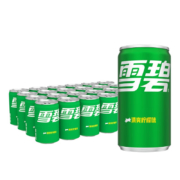 京喜特价、需抢券：可口可乐（Coca-Cola）柠檬味迷你摩登罐雪碧 200ml*12罐