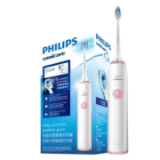 飞利浦（PHILIPS） 电动牙刷 成人 声波震动情侣电动牙刷柔软刷毛牙龈呵护洁力净齿| 智能定时|HX3226/41粉(配刷头*2)