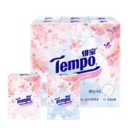 概率券：TEMPO 得宝 手帕纸 樱花味4层*7张*12包