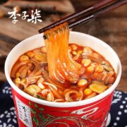 李子柒 酸辣粉桶装红薯粉 3桶