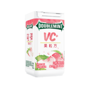 绿箭  DOUBLEMINT 无糖口香糖 维生素C弹立方 白桃薄荷味  35g/盒