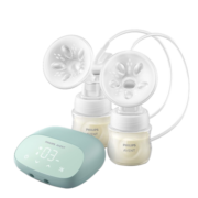 新安怡（AVENT）飞利浦新安怡吸奶器 双边电动吸乳器 渐进式按摩 极光盒SCF363/12