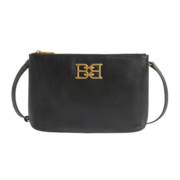 巴利 BALLY 奢侈品 女士黑色皮质单肩斜挎包 BRINLEY 00 6239036