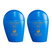 资生堂（SHISEIDO）新艳阳夏臻效水动力蓝胖子防晒乳霜双支装50ml*2 SPF50+ 护肤礼物