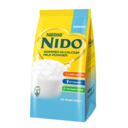 雀巢（Nestle） nido成人脱脂高钙中老年学生男女代餐袋装400g荷兰进口