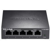 普联（TP-LINK）5口全千兆交换机非网管小型企业级交换器办公室网络分流器钢壳分线器可放弱电箱TL-SG1005D