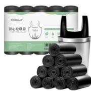 plus会员、概率券:西玛易嘉 加厚手提式垃圾袋 黑色150只