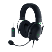 雷蛇（Razer） 旋风黑鲨头戴式电竞游戏耳机耳麦通讯麦克风7.1环绕声降噪吃鸡辨位 旋风黑鲨V2专业版（USB无线）