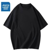 真维斯（Jeanswest）纯棉短袖t恤 黑色*3件