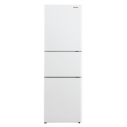 松下（Panasonic）265升家用三门冰箱 60cm超薄小 自由嵌入式 银离子kang菌 风冷无霜 磨砂白色NR-EC26WPA-W