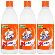 威猛先生（Mr Muscle） 84消毒液 500g*3瓶 清新花香