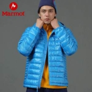 Marmot 土拨鼠 Highlander 700蓬男士轻薄款连帽羽绒服V81225