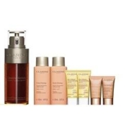 再降价、京喜特价app：CLARINS 娇韵诗 双萃精华露75ml（赠 精华水50ml*2+洁面30ml*2+晚霜15ml+日霜15ml）