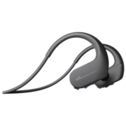 索尼（SONY）NW-WS413防水游泳跑步运动mp3音乐播放器一体耳机 4G(黑色)