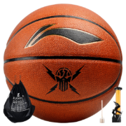 LI-NING 李宁 篮球室内外PU比赛七号lanqiu 7号 LBQK443-1