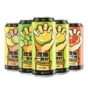 哪吒 捏爆一颗柠果汁饮料 480ml*4罐