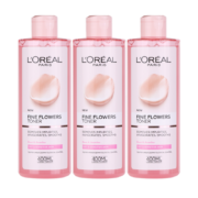 PLUS会员：L'OREAL PARIS 巴黎欧莱雅 爽肤水 大粉水400ml 三瓶装