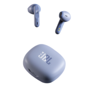 JBL WAVE FLEX 真无线蓝牙耳机 半入耳式音乐耳机 通话降噪运动防汗苹果安卓手机带麦游戏耳机 浅湖蓝