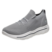 Skechers斯凯奇舒乐步GOWALK缓震健步鞋 轻便休闲运动一脚套男鞋54741 GRY灰色 42.5