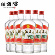 PLUS会员：漓江牌 三花酒 52%vol 米香型白酒 480ml*6瓶 整箱装