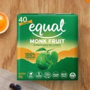 40年专业代糖品牌，equal 怡口 罗汉果零卡代糖 40条盒装*2件