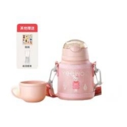 PLIUS会员：YeeHoO 英氏 儿童吸管保温杯 360ml