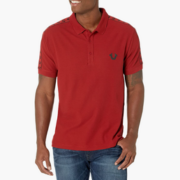 True Religion 真实信仰 Logo 男士纯棉Polo衫106300  直邮含税到手￥305.17