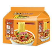 需抢券、京喜特价版：康师傅 红烧牛肉味 劲爽拉面 5连包