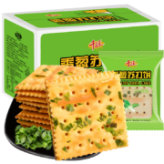 京喜特价APP、需抢券: 千丝 香葱苏打饼干 1000g