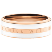 丹尼尔惠灵顿（DanielWellington）dw戒指饰品简约绸缎白玫瑰金色男女指环生日礼物DW00400042
