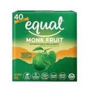 临期品：Equal 怡口糖 罗汉果零卡代糖赤藓糖醇 40条*2盒