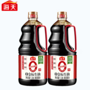 口感鲜美！海天 金标酱油1.28L*2
