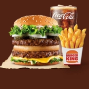 再补券：BURGER KING 汉堡王 超值尝鲜单人餐 单次兑换券 多种组合